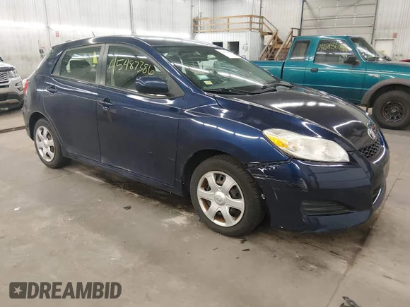 ✅ 2010 Toyota Matrix • VIN: 2T1KU4EE8AC486590 • Lot: 45487386. Listed on IAAI with 118,275 mi. Free auction sales archive from the USA and detailed vehicle history report at DreamBid. Image 1.