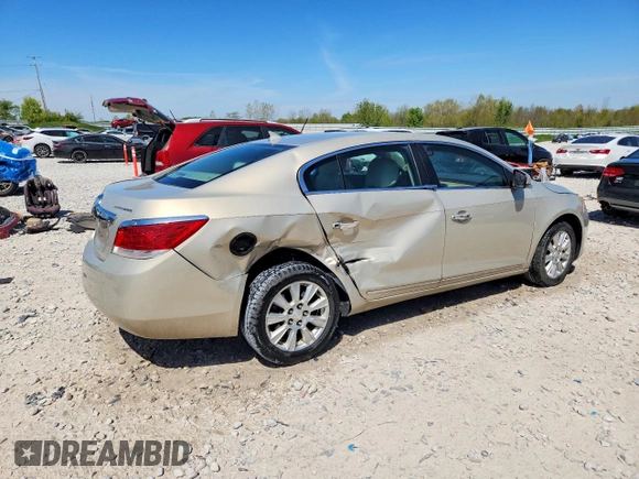 ✅ 2010 Buick LaCrosse CX • VIN: 1G4GB5EG6AF295577 • Lot: 52588486. Listed on Copart with 90,470 mi. Free auction sales archive from the USA and detailed vehicle history report at DreamBid. Image 3.