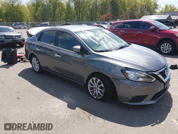 ✅ 2019 Nissan Sentra SV • VIN: 3N1AB7AP4KY240490 • Лот: 45039368. Опубліковано раніше на IAAI з пробігом 145 483 миль. Безкоштовний доступ до архіву аукціонних продажів зі США та докладний звіт про історію автомобіля на DreamBid. Зображення 1.
