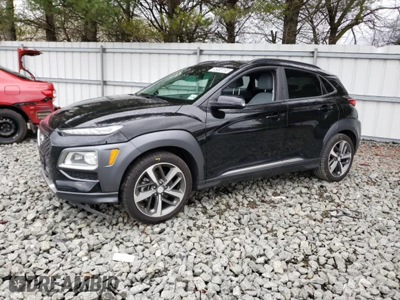 ✅ 2021 Hyundai Kona Ultimate • VIN: KM8K5CA53MU609454 • Lot: 45005193. Wystawiony na Copart z przebiegiem 14 695 mil. Bezpłatny archiwum sprzedaży aukcyjnych z USA i szczegółowy raport historii pojazdu na DreamBid. Zdjęcie 1.