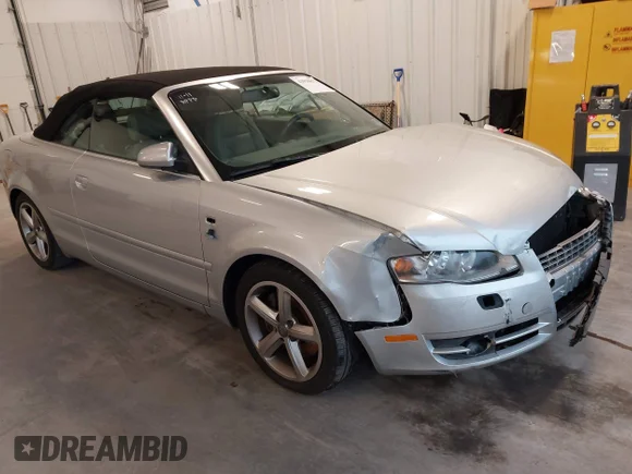 ✅ 2007 Audi A4 3.2L • VIN: WAUDH48H47K019447 • Лот: 43930673. Опубліковано раніше на IAAI з пробігом 104 801 миль. Безкоштовний доступ до архіву аукціонних продажів зі США та докладний звіт про історію автомобіля на DreamBid. Зображення 1.