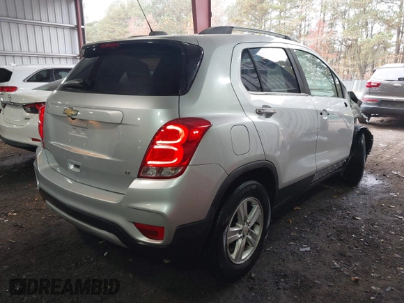 ✅ 2019 Chevrolet Trax LT • VIN: KL7CJLSB5KB915604 • Lot: 43760609. Wystawiony na IAAI z przebiegiem 94 521 mil. Bezpłatny archiwum sprzedaży aukcyjnych z USA i szczegółowy raport historii pojazdu na DreamBid. Zdjęcie 4.