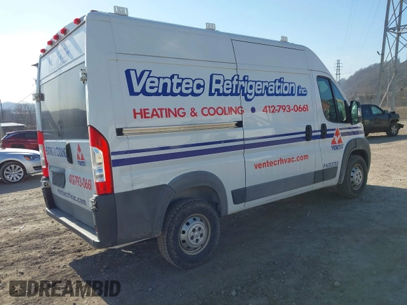 ✅ 2016 Ram ProMaster Cargo • VIN: 3C6TRVBG3GE102198 • Lot: 41790010. Wystawiony na IAAI z przebiegiem 131 560 mil. Bezpłatny archiwum sprzedaży aukcyjnych z USA i szczegółowy raport historii pojazdu na DreamBid. Zdjęcie 4.