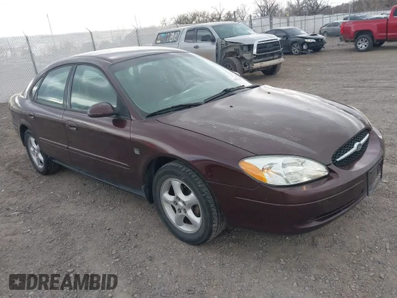✅ 2000 Ford Taurus SES • VIN: 1FAFP55S7YG106581 • Lot: 44474189. Listed on IAAI with 214,942 mi. Free auction sales archive from the USA and detailed vehicle history report at DreamBid. Image 1.