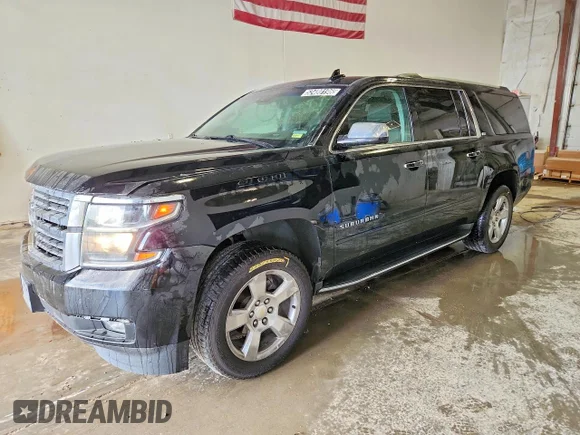 ✅ 2015 Chevrolet Suburban LTZ • VIN: 1GNSKKKC8FR691909 • Лот: 52480196. Опубліковано раніше на Copart з пробігом 139 883 миль. Безкоштовний доступ до архіву аукціонних продажів зі США та докладний звіт про історію автомобіля на DreamBid. Зображення 1.