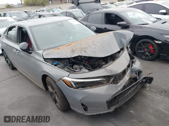 ✅ 2025 Honda Civic Si • VIN: 2HGFE1E55SH477335 • Лот: 45242498. Опубликован ранее на IAAI с пробегом Не указан. Бесплатный доступ к архиву аукционных продаж из США и подробный отчёт об истории автомобиля на DreamBid. Изображение 1.
