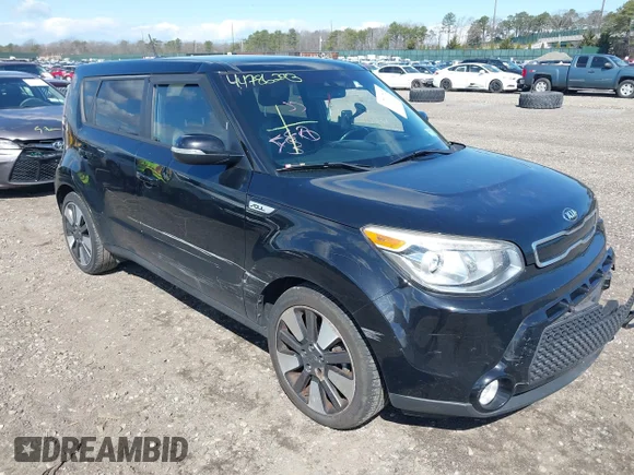✅ 2015 Kia Soul + • VIN: KNDJX3A59F7224329 • Lot: 44786293. Listed on IAAI with 75,516 mi. Free auction sales archive from the USA and detailed vehicle history report at DreamBid. Image 1.