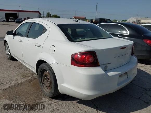 ✅ 2012 Dodge Avenger SE • VIN: 1C3CDZABXCN227536 • Lot: 42690519. Listed on IAAI with 124,495 mi. Free auction sales archive from the USA and detailed vehicle history report at DreamBid. Image 3.
