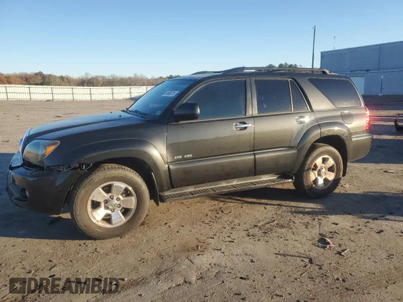 ✅ 2007 Toyota 4Runner SR5 • VIN: JTEBT14R970066681 • Лот: 91655515. Опубликован ранее на Copart с пробегом 331 906 миль. Бесплатный доступ к архиву аукционных продаж из США и подробный отчёт об истории автомобиля на DreamBid. Изображение 1.