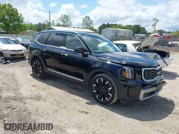 ✅ 2023 Kia Telluride SX Prestige X-Pro • VIN: 5XYP5DGC3PG337368 • Lot: 42006597. Listed on IAAI with 34,777 mi. Free auction sales archive from the USA and detailed vehicle history report at DreamBid. Image 1.