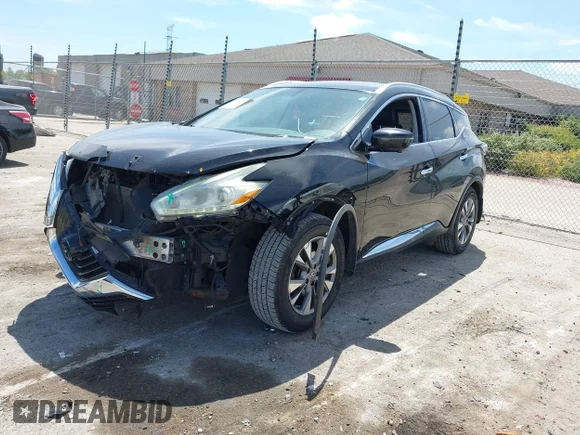 ✅ 2016 Nissan Murano SL • VIN: 5N1AZ2MH7GN137791 • Лот: 45309734. Опубліковано раніше на IAAI з пробігом 134 129 миль. Безкоштовний доступ до архіву аукціонних продажів зі США та докладний звіт про історію автомобіля на DreamBid. Зображення 2.