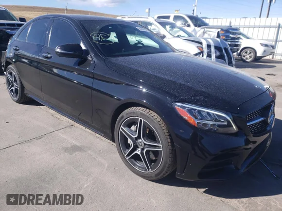 ✅ 2019 Mercedes-Benz C 300 • VIN: WDDWF8EB3KR481481 • Lot: 64590462. Listed on Copart with 52,338 mi. Free auction sales archive from the USA and detailed vehicle history report at DreamBid. Image 1.