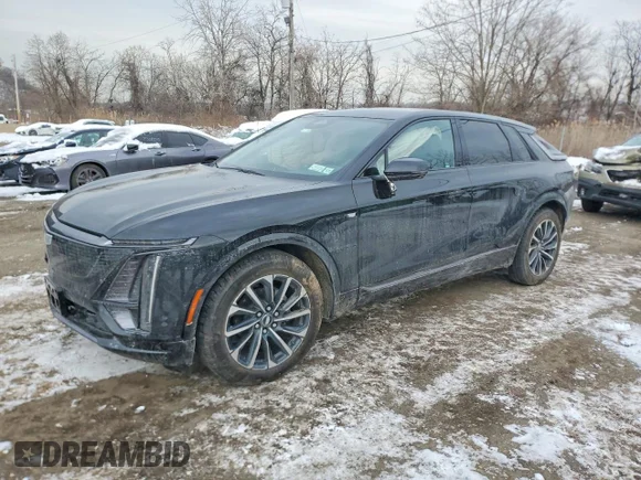 ✅ 2025 Cadillac LYRIQ Sport • VIN: 1GYKPWRL8SZ313844 • Lot: 74148905. Listed on Copart with Not provided. Free auction sales archive from the USA and detailed vehicle history report at DreamBid. Image 1.