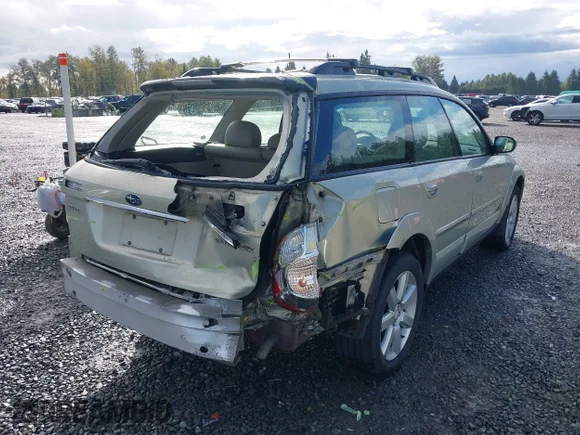 ✅ 2006 Subaru Legacy Outback Limited • VIN: 4S4BP62C267303288 • Лот: 43341551. Опубліковано раніше на IAAI з пробігом 202 251 миль. Безкоштовний доступ до архіву аукціонних продажів зі США та докладний звіт про історію автомобіля на DreamBid. Зображення 6.