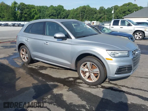✅ 2018 Audi Q5 Premium • VIN: WA1ANAFY2J2000459 • Лот: 45592306. Опубликован ранее на IAAI с пробегом 154 231 миль. Бесплатный доступ к архиву аукционных продаж из США и подробный отчёт об истории автомобиля на DreamBid. Изображение 1.
