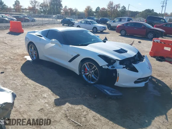 ✅ 2016 Chevrolet Corvette Z51 2LT • VIN: 1G1YK2D70G5124615 • Lot: 43388506. Listed on IAAI with 34,984 mi. Free auction sales archive from the USA and detailed vehicle history report at DreamBid. Image 1.