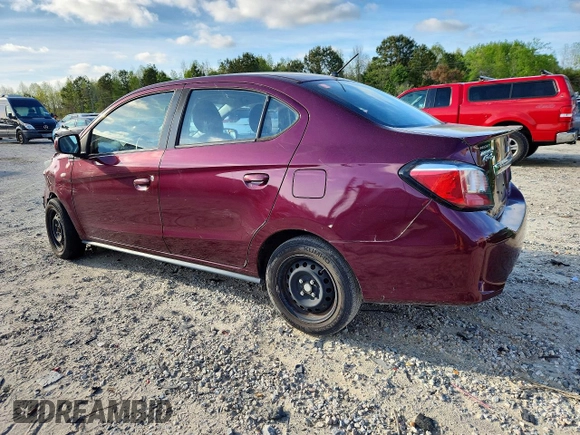 ✅ 2021 Mitsubishi Mirage ES • VIN: ML32FUFJ9MHF03280 • Lot: 49003546. Wystawiony na Copart z przebiegiem 78 995 mil. Bezpłatny archiwum sprzedaży aukcyjnych z USA i szczegółowy raport historii pojazdu na DreamBid. Zdjęcie 2.