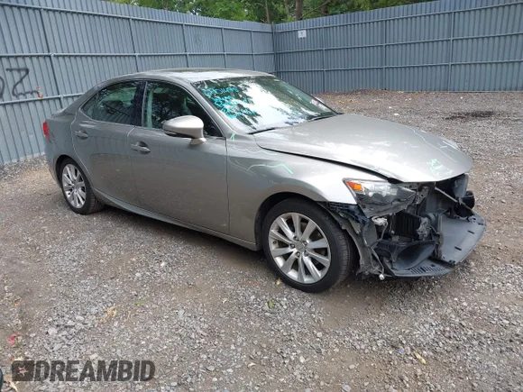 ✅ 2015 Lexus IS 250 • VIN: JTHCF1D26F5020664 • Lot: 45410754. Listed on IAAI with 201,043 mi. Free auction sales archive from the USA and detailed vehicle history report at DreamBid. Image 1.