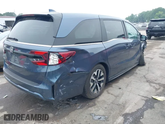 ✅ 2025 Honda Odyssey EX-L • VIN: 5FNRL6H60SB089129 • Лот: 45183908. Опубликован ранее на IAAI с пробегом 27 800 миль. Бесплатный доступ к архиву аукционных продаж из США и подробный отчёт об истории автомобиля на DreamBid. Изображение 4.