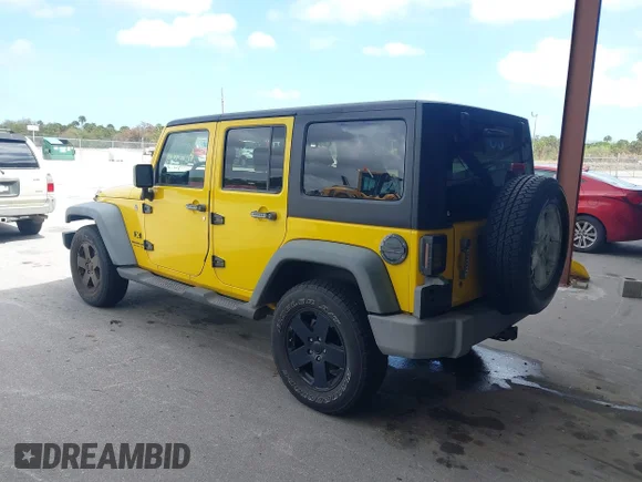 ✅ 2008 Jeep Wrangler Unlimited X • VIN: 1J4GA39158L566085 • Lot: 44403833. Listed on IAAI with 115,149 mi. Free auction sales archive from the USA and detailed vehicle history report at DreamBid. Image 3.