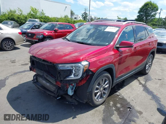✅ 2022 GMC Terrain SLT • VIN: 3GKALPEVXNL178263 • Lot: 45026589. Listed on IAAI with 95,544 mi. Free auction sales archive from the USA and detailed vehicle history report at DreamBid. Image 2.