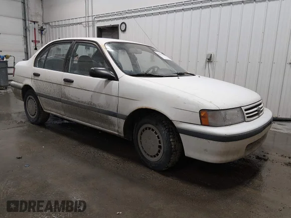 ✅ 1991 Toyota Tercel • VIN: JT2EL44AXM0049082 • Lot: 44975389. Listed on IAAI with 226,294 mi. Free auction sales archive from the USA and detailed vehicle history report at DreamBid. Image 1.