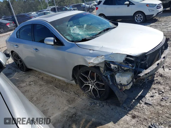 ✅ 2012 Nissan Maxima SV • VIN: 1N4AA5AP0CC862427 • Lot: 42043112. Listed on IAAI with 215,327 mi. Free auction sales archive from the USA and detailed vehicle history report at DreamBid. Image 1.
