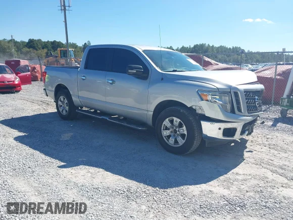 ✅ 2019 Nissan Titan Pro-4X • VIN: 1N6AA1E5XKN525498 • Lot: 43595073. Listed on IAAI with 123,842 mi. Free auction sales archive from the USA and detailed vehicle history report at DreamBid. Image 1.