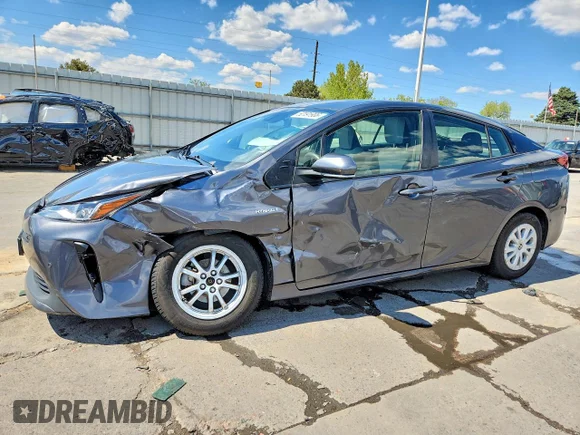 ✅ 2022 Toyota Prius LE • VIN: JTDKAMFU9N3173321 • Lot: 52191906. Listed on Copart with 108,526 mi. Free auction sales archive from the USA and detailed vehicle history report at DreamBid. Image 1.