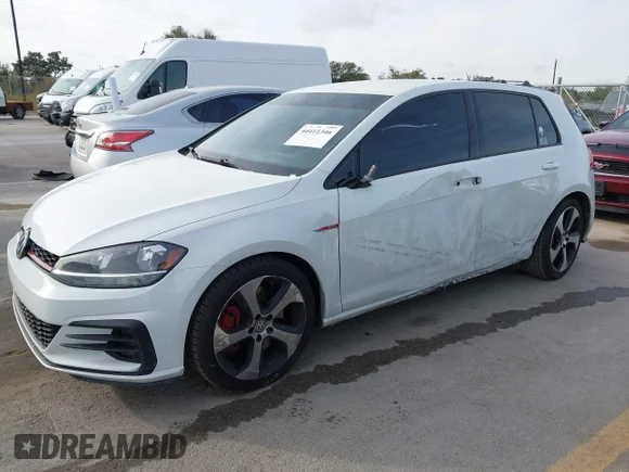 ✅ 2019 Volkswagen Golf GTI S • VIN: 3VW6T7AU5KM022035 • Lot: 44411346. Wystawiony na IAAI z przebiegiem 43 881 mil. Bezpłatny archiwum sprzedaży aukcyjnych z USA i szczegółowy raport historii pojazdu na DreamBid. Zdjęcie 6.