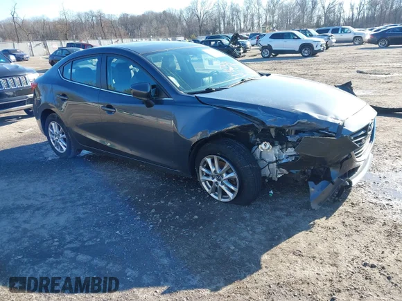 ✅ 2016 Mazda 3 i Grand Touring • VIN: JM1BM1X71G1328568 • Lot: 44001508. Listed on IAAI with 107,510 mi. Free auction sales archive from the USA and detailed vehicle history report at DreamBid. Image 1.
