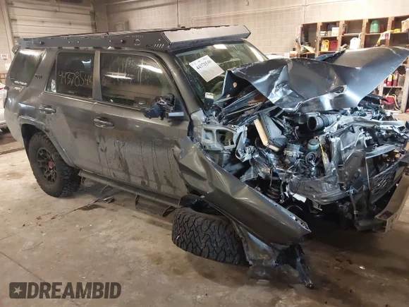✅ 2022 Toyota 4Runner TRD Off Road Premium • VIN: JTERU5JR9N6047131 • Lot: 44378540. Listed on IAAI with 82,529 mi. Free auction sales archive from the USA and detailed vehicle history report at DreamBid. Image 1.