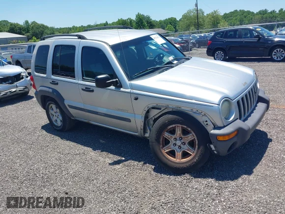 ✅ 2004 Jeep Liberty Sport • VIN: 1J4GL48K84W111816 • Лот: 45276474. Опубліковано раніше на IAAI з пробігом 157 107 миль. Безкоштовний доступ до архіву аукціонних продажів зі США та докладний звіт про історію автомобіля на DreamBid. Зображення 1.