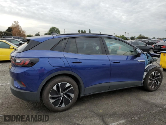✅ 2021 Volkswagen ID.4 Pro S • VIN: WVGTMPE20MP042715 • Лот: 72539032. Опубліковано раніше на Copart з пробігом 5 583 миль. Безкоштовний доступ до архіву аукціонних продажів зі США та докладний звіт про історію автомобіля на DreamBid. Зображення 3.
