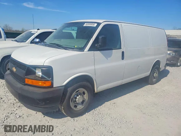 ✅ 2017 Chevrolet Express Cargo • VIN: 1GCWGAFFXH1305194 • Lot: 46999956. Listed on Copart with 362,266 mi. Free auction sales archive from the USA and detailed vehicle history report at DreamBid. Image 1.