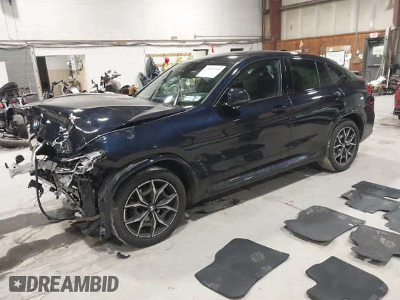 ✅ 2022 BMW X4 xDrive30i • VIN: 5UX33DT03N9M29755 • Lot: 43859230. Wystawiony na IAAI z przebiegiem 52 650 mil. Bezpłatny archiwum sprzedaży aukcyjnych z USA i szczegółowy raport historii pojazdu na DreamBid. Zdjęcie 2.