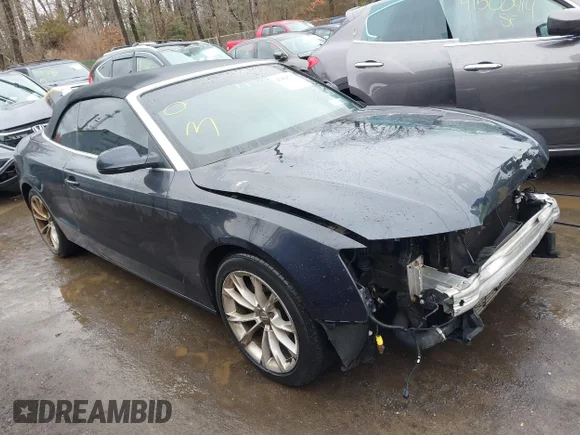 ✅ 2013 Audi A5 Premium Plus • VIN: WAULFAFH0DN002447 • Лот: 41464707. Опубліковано раніше на IAAI з пробігом 115 934 миль. Безкоштовний доступ до архіву аукціонних продажів зі США та докладний звіт про історію автомобіля на DreamBid. Зображення 1.