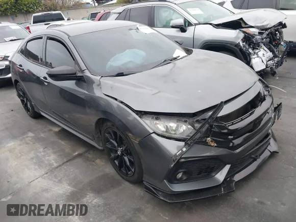 ✅ 2017 Honda Civic Sport • VIN: SHHFK7H48HU413638 • Lot: 45111689. Listed on IAAI with 128,203 mi. Free auction sales archive from the USA and detailed vehicle history report at DreamBid. Image 1.