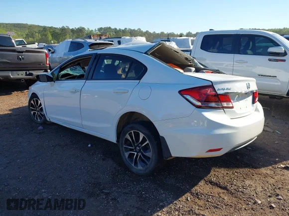 ✅ 2014 Honda Civic EX • VIN: 19XFB2F86EE023553 • Lot: 44795322. Listed on IAAI with Not provided. Free auction sales archive from the USA and detailed vehicle history report at DreamBid. Image 3.