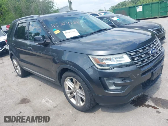 ✅ 2017 Ford Explorer XLT • VIN: 1FM5K7D82HGA53984 • Lot: 45264108. Listed on IAAI with 123,817 mi. Free auction sales archive from the USA and detailed vehicle history report at DreamBid. Image 1.