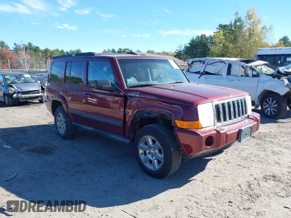 ✅ 2007 Jeep Commander Sport • VIN: 1J8HG48K57C643621 • Lot: 43457065. Listed on IAAI with 167,963 mi. Free auction sales archive from the USA and detailed vehicle history report at DreamBid. Image 1.