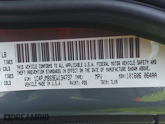 ✅ 2014 Jeep Cherokee Trailhawk • VIN: 1C4PJMBS9EW134737 • Lot: 44078107. Wystawiony na IAAI z przebiegiem 185 042 mil. Bezpłatny archiwum sprzedaży aukcyjnych z USA i szczegółowy raport historii pojazdu na DreamBid. Zdjęcie 9.