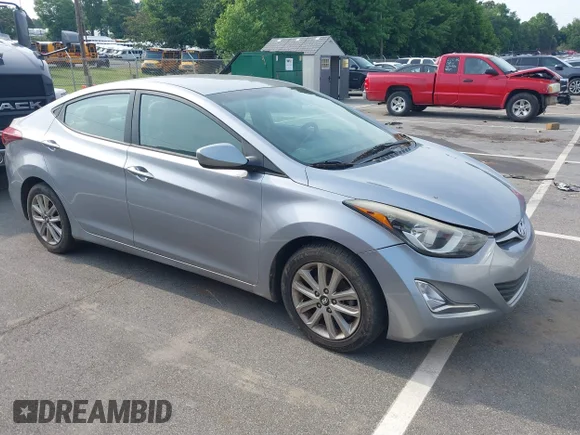 ✅ 2016 Hyundai Elantra Value Edition • VIN: 5NPDH4AE2GH688639 • Лот: 45468422. Опубліковано раніше на IAAI з пробігом 97 621 миль. Безкоштовний доступ до архіву аукціонних продажів зі США та докладний звіт про історію автомобіля на DreamBid. Зображення 1.