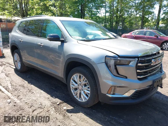 ✅ 2026 GMC Acadia FWD Elevation • VIN: 1GKENKKS5TJ129677 • Lot: 45058723. Listed on IAAI with 16,493 mi. Free auction sales archive from the USA and detailed vehicle history report at DreamBid. Image 1.