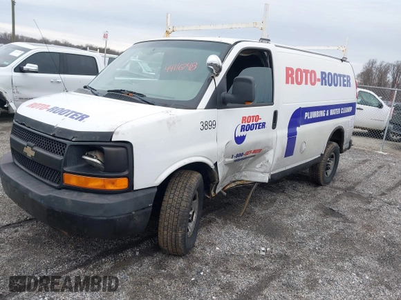 ✅ 2007 Chevrolet Express Cargo • VIN: 1GCHG35U371246248 • Lot: 44116748. Wystawiony na IAAI z przebiegiem 120 942 mil. Bezpłatny archiwum sprzedaży aukcyjnych z USA i szczegółowy raport historii pojazdu na DreamBid. Zdjęcie 2.