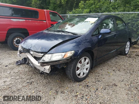 ✅ 2009 Honda Civic LX • VIN: 19XFA16519E012341 • Lot: 45490547. Listed on IAAI with 75,453 mi. Free auction sales archive from the USA and detailed vehicle history report at DreamBid. Image 2.