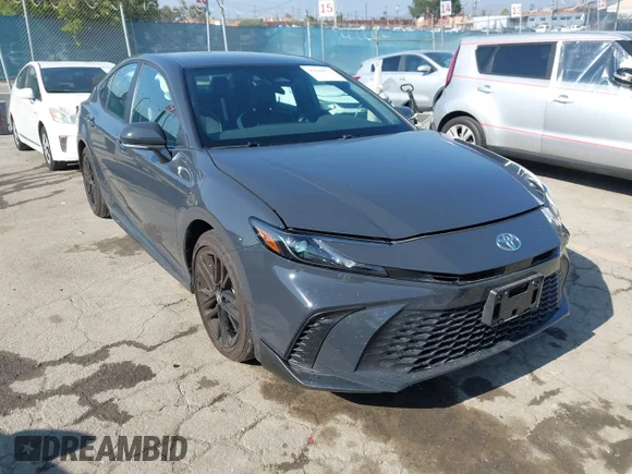 ✅ 2026 Toyota Camry SE • VIN: 4T1DAACK6TU224707 • Lot: 45080072. Listed on IAAI with 15,277 mi. Free auction sales archive from the USA and detailed vehicle history report at DreamBid. Image 1.