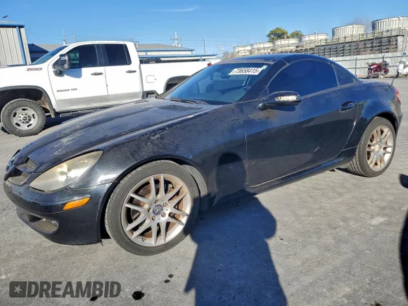 ✅ 2007 Mercedes-Benz SLK 280 • VIN: WDBWK54FX7F144287 • Lot: 73658415. Wystawiony na Copart z przebiegiem 103 674 mil. Bezpłatny archiwum sprzedaży aukcyjnych z USA i szczegółowy raport historii pojazdu na DreamBid. Zdjęcie 1.