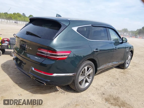 ✅ 2021 Genesis GV80 • VIN: KMUHCESC3MU058291 • Lot: 45132696. Listed on IAAI with 87,422 mi. Free auction sales archive from the USA and detailed vehicle history report at DreamBid. Image 4.