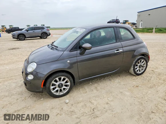 ✅ 2017 FIAT 500 Pop • VIN: 3C3CFFKR0HT700114 • Lot: 61206516. Wystawiony na Copart z przebiegiem 74 812 mil. Bezpłatny archiwum sprzedaży aukcyjnych z USA i szczegółowy raport historii pojazdu na DreamBid. Zdjęcie 1.